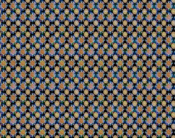 Raster suluboya çiçek deseni, narin çiçekler, mavi çiçekler, tebrik kartı şablonu. Güzel kumaş deseni.