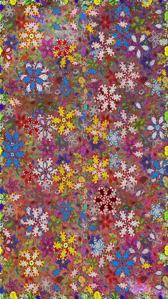 Kahverengi ve kırmızı renkte manzaralı çiçek deseni. Üst manzara, yumuşak stil. Çiçek kompozisyonu, el boyası, hassas şablon. Sevgililer günü ve tebrik kartı konsepti için şık bir davet.