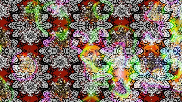 Güzel eskiz şekli. Raster çiçekli arka plan. Yazdır. Düz Çiçek Elementleri Tasarımı. Güzel kumaş deseni. Renkli Yaz Teması çizim şablonu.