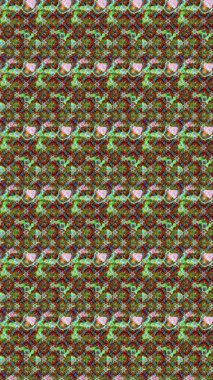 Renkli Bahar Teması eskiz kalıbı. Düz Çiçek Elementleri Tasarımı. Raster..