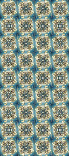 Tarafsız, mavi ve bej renklerde altın kar taneleri. Noel altın kar tanesi kusursuz desen. Sembol bayramı, yeni yıl kutlamaları, altın desenler. Kış kar dokusu duvar kağıdı.