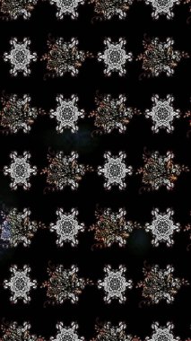 Elle boyanmış suluboya resim çizimleri, çiçekler ve bitkiler. Siyah renkte çiçekler.