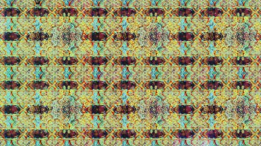 Tarafsız renklerde etnik çiçeklerle süslenmiş zarif bir eskiz. Asya Tekstil 'inde Raster Çiçek İllüstrasyonu.