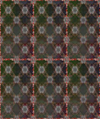 Güzel suluboya çiçekler, parlak resimler ilham verici ve kahverengi çiçek desenli kusursuz arka plan. Raster..