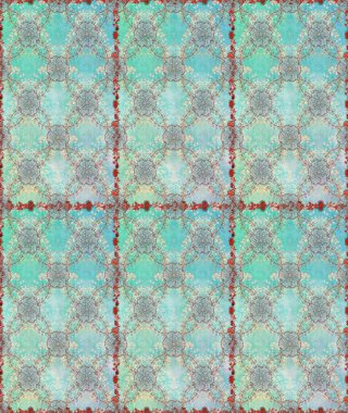 Renkli Yaz Temalı Kusursuz Arkaplan. Çiçekli kusursuz retro desen. Tarafsız ve mavi renkte çiçekler. Düz Çiçek Elementleri Tasarımı.