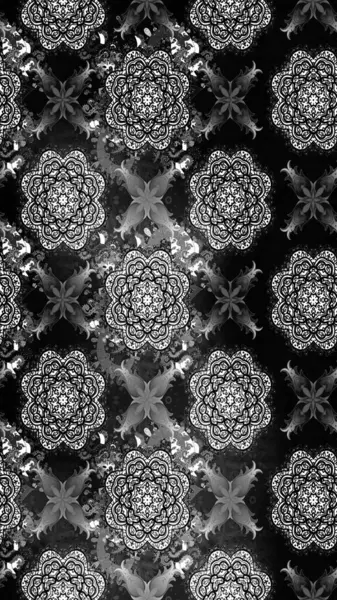 Küçük çiçekteki sevimli çiçek deseni. Gri renkli çiçekler. Raster illüstrasyonu.