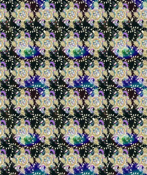 Raster çiçek izi. Klasik taslak çizimi. Çiçeksel gri çizim deseni.