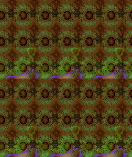 Küçük çiçekteki sevimli çiçek deseni. Kahverengi renkte yaz çiçekleri. Raster illüstrasyonu. Raster deseni.