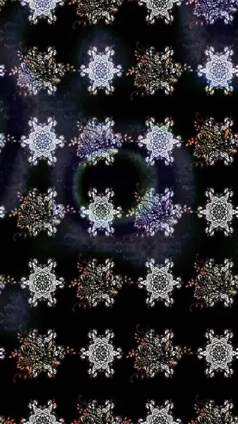 Çiçek deseni. Raster illüstrasyonu. Chichi 'nin kumaş kalıbını çiz. Renkli Bahar Teması eskiz kalıbı. Düz Çiçek Elementleri Tasarımı.