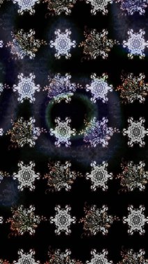 Çiçek deseni. Raster illüstrasyonu. Chichi 'nin kumaş kalıbını çiz. Renkli Bahar Teması eskiz kalıbı. Düz Çiçek Elementleri Tasarımı.