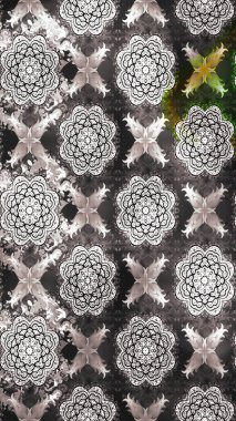 Tomurcukları çiçek olan sevimli bir çiçek deseni. Eskiz geçmişi. Raster illüstrasyonu. Kumaş, tekstil, duvar kağıdı baskısı için. Eski usul. Raster..