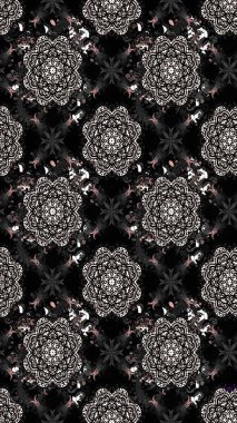 Raster çiçek desenli çiçek deseni, yapraklar, dekoratif elementler, sıçrama, lekeler, el çizimi kontur çizgileri ve Doodle çizim stili, grafik raster çizim çizimi.