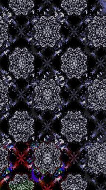 Çiçek arkaplanlı soyut zarafet eskiz deseni. Raster Güzel kumaş deseni.