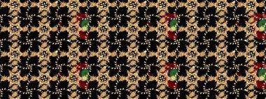 Raster - stok. Siyah çiçekli eskiz deseni, suluboya çiçek deseni, sevimli çiçek, duvar kağıdı, kart veya kumaş için fayanslı.