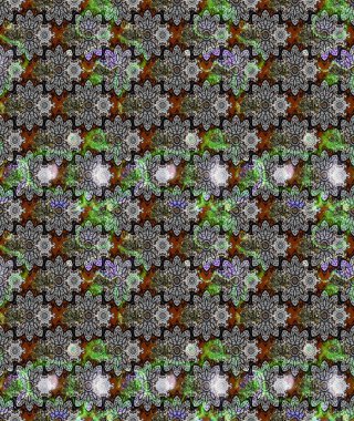 Raster - stok. Eskiz arkaplan modeli. Yapraklı çiçekler ve kır çiçekli papatya çayı..