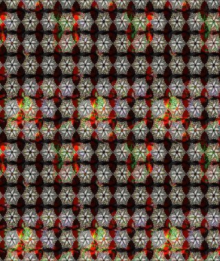 Küçük çiçekteki sevimli çiçek deseni. Siyah renkte çiçekler.