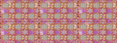 Raster stili kumaş deseni. Çiçekler suluboya desensiz.