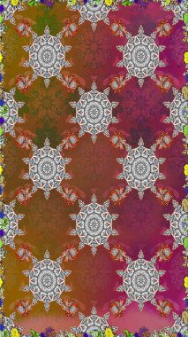 Seamless modeli küçük çiçek. Sevimli çiçek arka plan. Güzel kumaş deseni. Raster illüstrasyon.