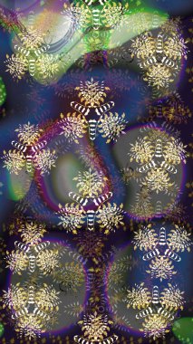 Çiçek deseni duvar kağıdı, desen dolguları ve web sayfası arka planı için kullanılabilir. Şekil verilmiş çiçeklerle eskiz deseni. Süslü zentangle çizim dokusu, soyut çiçeklerle süslenmiş..