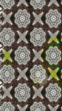 Gri çiçekli eskiz deseni, suluboya çiçek deseni, sevimli çiçek, duvar kağıdı, kart ya da kumaş için fayanslı. Raster - stok.