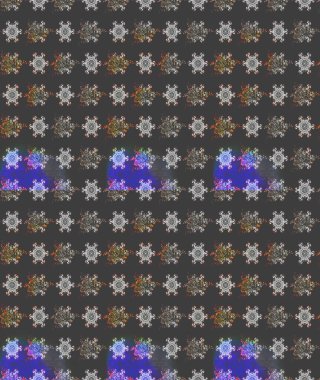 Çiçekli çizim şekli. Gri renkli çiçekler. Renkli Bahar Teması eskiz kalıbı. Düz Çiçek Elementleri Tasarımı.