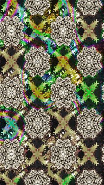 Çiçekli karalama şeklinde Raster çiçek deseni. Nazik, sevimli çiçek arkaplanı. Gri renkli çiçekler.