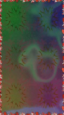 Küçük renkli çiçekler. Moda baskıları için zarif bir şablon. Küçük çiçekte güzel bir desen. Çiçekli bahar çiçekleri. Motley illüstrasyonu.