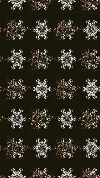 Çiçekli bahar çiçekleri. Küçük çiçekte güzel bir desen. Küçük renkli çiçekler. Moda baskıları için zarif bir şablon. Motley illüstrasyonu. Çizim.