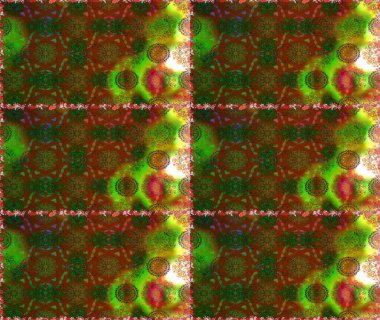 Çiçekli, suluboya desenli kusursuz çiçek deseni. Kahverengi renkli çiçekler. Renkli Bahar Temalı, pürüzsüz bir arka plan. Düz Çiçek Elementleri Tasarım Raster illüstrasyonu.