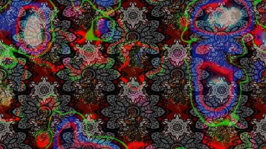 Raster Güzel kumaş deseni. Çiçek arkaplan ile soyut zarafet çizim deseni.