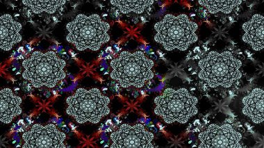 Sevimli çiçek raster deseni. Siyah renkli çiçekler. Sketch Colour Spring Theme eskiz kalıbı. Düz Çiçek Elementleri Tasarımı.