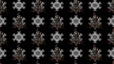 Kızılderili desenli desenli desenli şal deseni. Etnik Mandala süsü. Raster Henna dövme stili. Tekstil, tebrik kartı, boyama kitabı, telefon kılıfı baskısı için kullanılabilir.