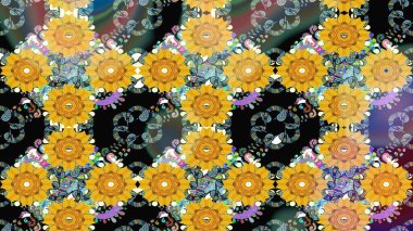 Sarı lale çiçekli Raster eskiz deseni. Doğal kozmetik ürünleri, parfüm, çiçekçi dükkanı için bahar ihalesi tasarımı. Karşılama ya da düğün geçmişi olarak kullanılabilir. Paket kağıdı için en iyisi..