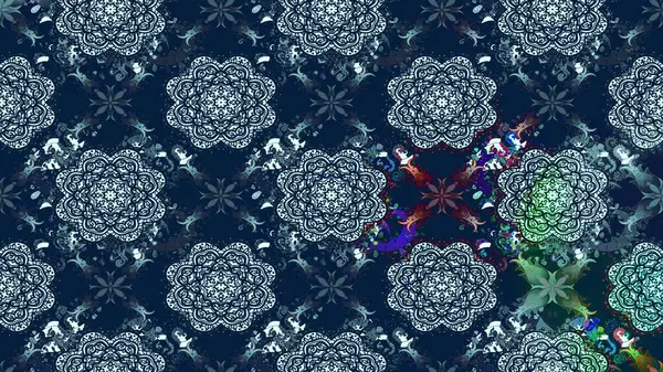 Parlak çiçekli kolaj çiçeği mavisi. Çiçekli zambakların eskiz geçmişi. Çiçek tasarımı için inanılmaz kolaj cennet tarzı..