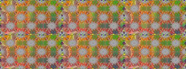 Çiçekli, suluboya desenli kusursuz çiçek deseni. Düz Çiçek Elementleri Tasarım Raster illüstrasyonu. Gri ve kahverengi renkte çiçekler. Renkli Bahar Teması Özelliksiz Arkaplan.