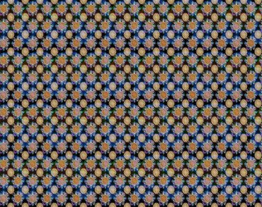 Mavi renkte çiçek desenli çizim, el yapımı papatyalar, papatyalar. Tekrar eden çiçek arkaplanı, zarif mavi çiçek duvar kağıdı.