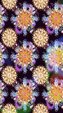 Güzel çiçek deseni. Siyah renkli çiçekler. Renkli Bahar Teması eskiz kalıbı. Düz Çiçek Elementleri Tasarımı.