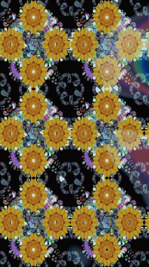 Çiçek deseni. Flower eskiz arka planı. Şatafatlı bahar bahçesi dokusu. Raster illüstrasyonu.