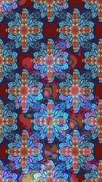 Tekstil, kumaş, kapaklar, duvar kağıtları, baskı, naylon, koleksiyon defteri, örgü, dekupaj için güzel bir eskiz. Küçük mavi çiçeklerle oldukça eski bir besin torbası deseni.