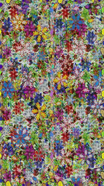 Yumuşak fayans. Klasik çiçek desenli. Yumuşak pamuk tasarımı. Raster 'ın taze dokusu. Paketleme, tekstil, duvar kağıdı için kusursuz çiçek arkaplanı.