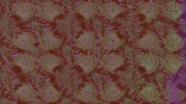 Renkli unsurlarla hareketli arka plan görüntüleri. Çiçekler. Eski model. Bayrak tarzı. Video kaydı. Şablon. Döngü. Kusursuz.. 