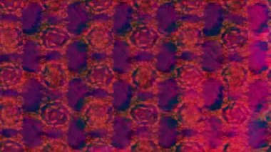 Renkli unsurlarla hareketli arka plan görüntüleri. Çiçekler. Eski model. Bayrak tarzı. Video kaydı. Şablon. Döngü. Kusursuz.. 