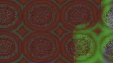 Renkli unsurlarla hareketli arka plan görüntüleri. Çiçekler. Eski model. Bayrak tarzı. Video kaydı. Şablon. Döngü. Kusursuz.. 