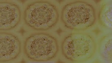 Renkli unsurlarla hareketli arka plan görüntüleri. Çiçekler. Eski model. Bayrak tarzı. Video kaydı. Şablon. Döngü. Kusursuz.. 