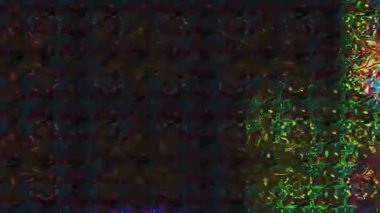 Renkli unsurlarla hareketli arka plan görüntüleri. Çiçekler. Eski model. Bayrak tarzı. Video kaydı. Şablon. Döngü. Kusursuz.. 