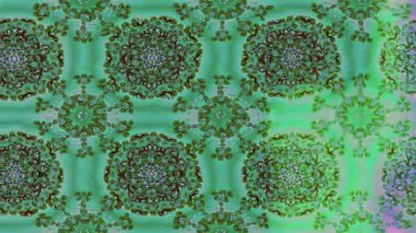 Renkli unsurlarla hareketli arka plan görüntüleri. Çiçekler. Eski model. Bayrak tarzı. Video kaydı. Şablon. Döngü. Kusursuz.. 