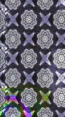 Renkli unsurlarla hareketli arka plan görüntüleri. Çiçekler. Eski model. Bayrak tarzı. Video kaydı. Şablon. Döngü. Kusursuz.. 