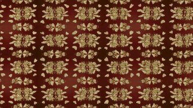 Renkli unsurlarla hareketli arka plan görüntüleri. Çiçekler. Eski model. Bayrak tarzı. Video kaydı. Şablon. Döngü. Kusursuz.. 