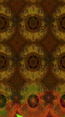 Poster ya da kapak için arka plan. Yapraklı çizim şekli. Davetiye ve kartpostal tasarımı için dekoratif çiçek unsurları. Şirin, zarif çiçekler Raster illüstrasyonu. Tekstil için figür.