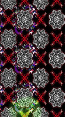 Hoş bir çiçek geçmişi var. Raster illüstrasyonu. Küçük bir çiçekte eskiz deseni. Güzel kumaş deseni.